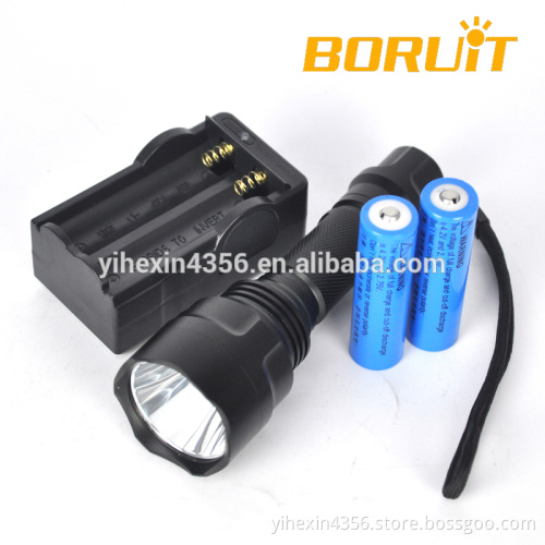Wholesale C8 LED Hunting Flashlight with Battery Charger